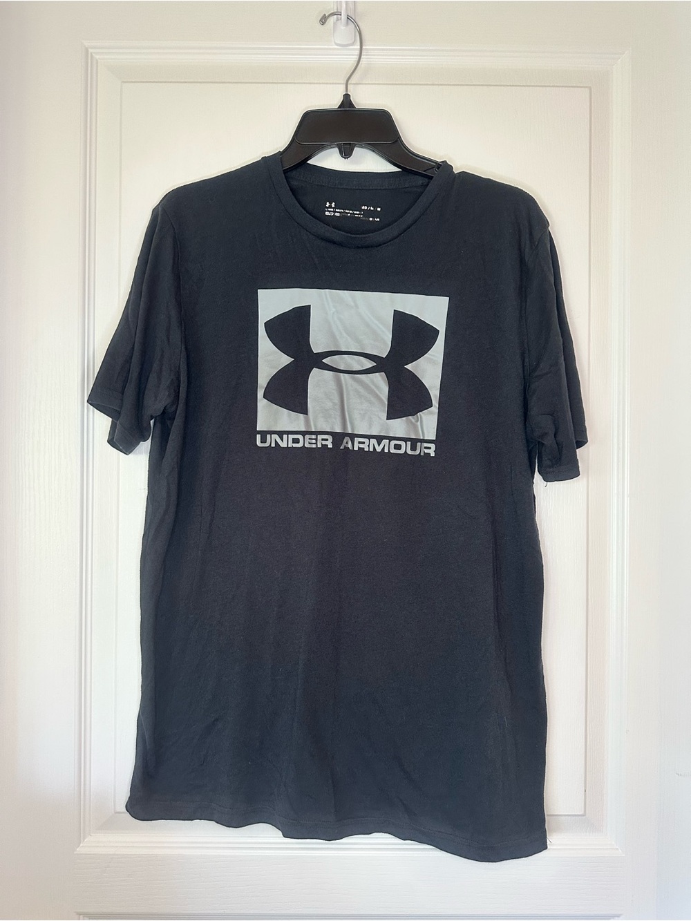 Under Armour Boxed Sportstyle Short Sleeve T-Shirt Men's Black Medium
